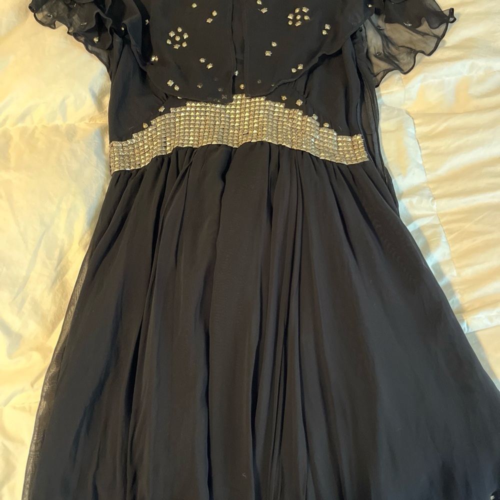 Kate Moss Top Shop Black Studded Dress New with Tags
